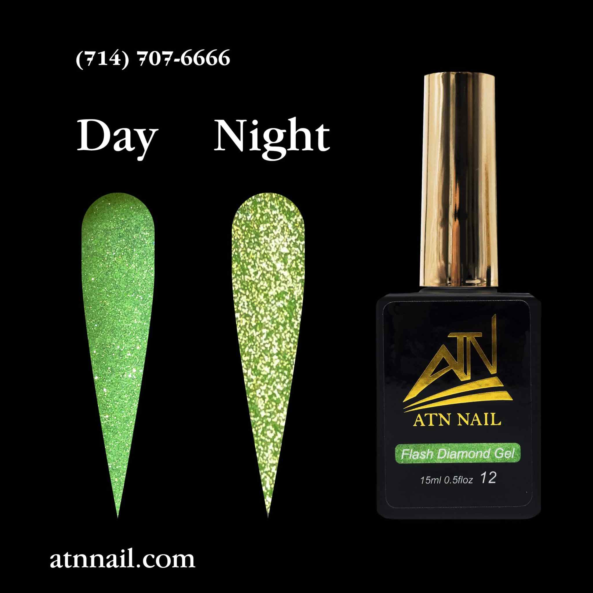 ATN Flash Diamond Glitter Gel - Set 18 Colors