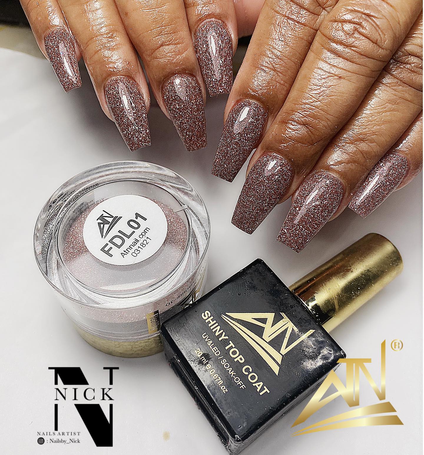 FLASH DIAMOND LIGHT - Bộ sưu tập 9 màu bột nhũ | FDL 1oz
