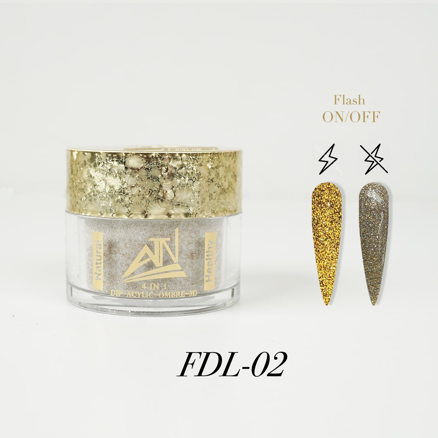 FLASH DIAMOND LIGHT - Bộ sưu tập 9 màu bột nhũ | FDL 1oz