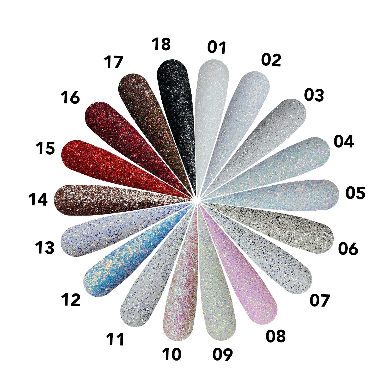 FR - Bộ sưu tập Fairy - Kim tuyến đường - 18 màu - 1 OZ 