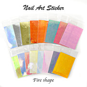 STICKER - FIRE SHAPE | SET 16 PCS