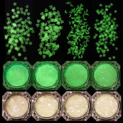 GLITTER - SET 4 - GLOW IN THE DARK