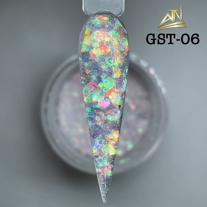 GEMS - COLLECTION 36 COLORS GLITTER POWDER