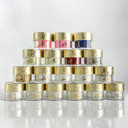 GL- Gleam - Glitter Collection 18 Colors - 1/2 oz