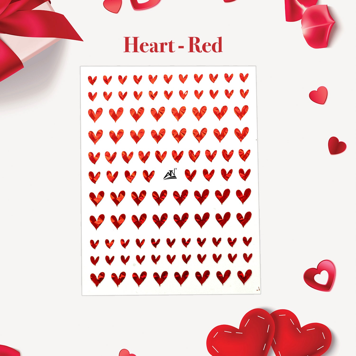 Heart Sign Sticker STICKER - HEART | 1 PCS – ATN Nail Supply