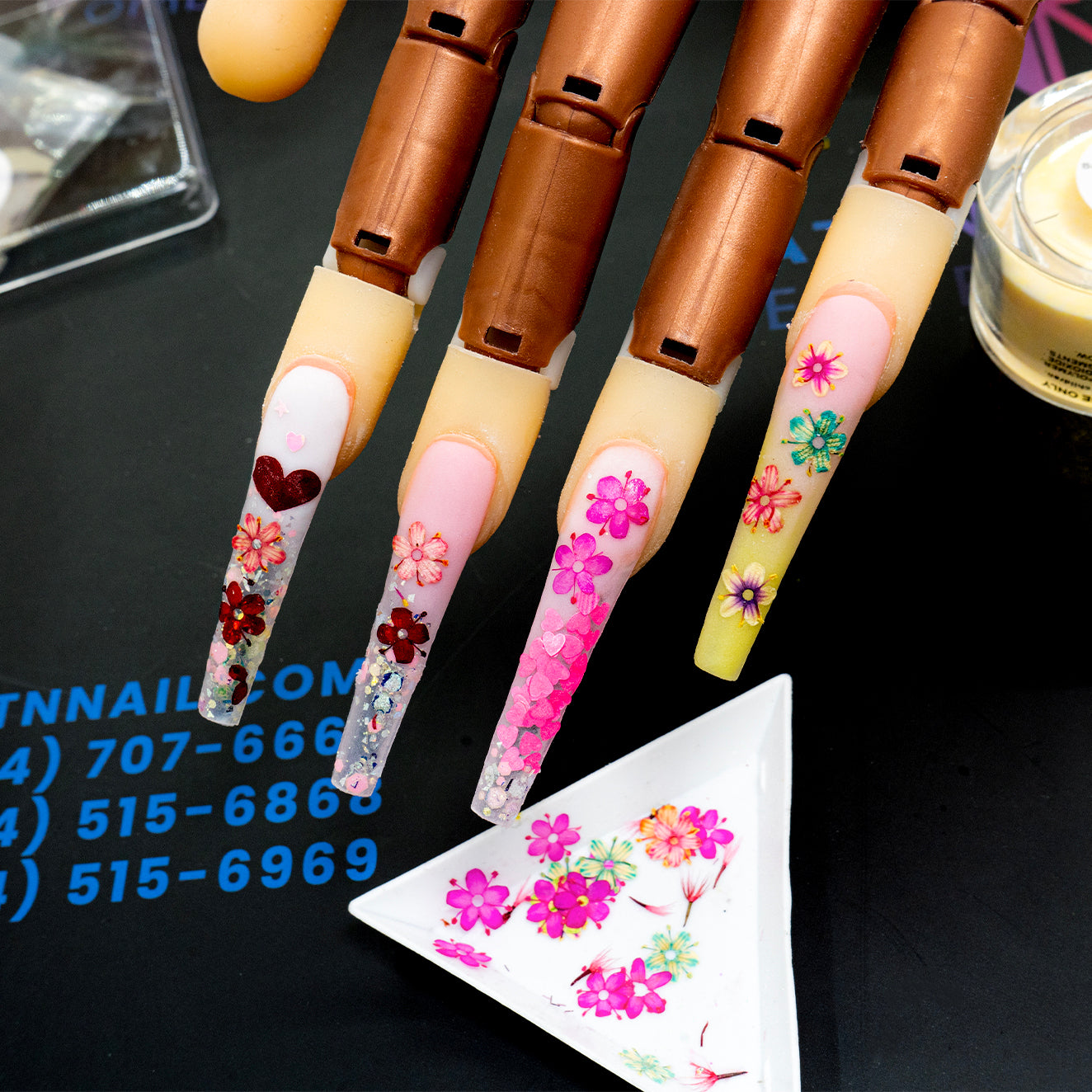 HOA KHÔ - DRY FLOWERS NAIL DESIGN | Pack 10 Mix