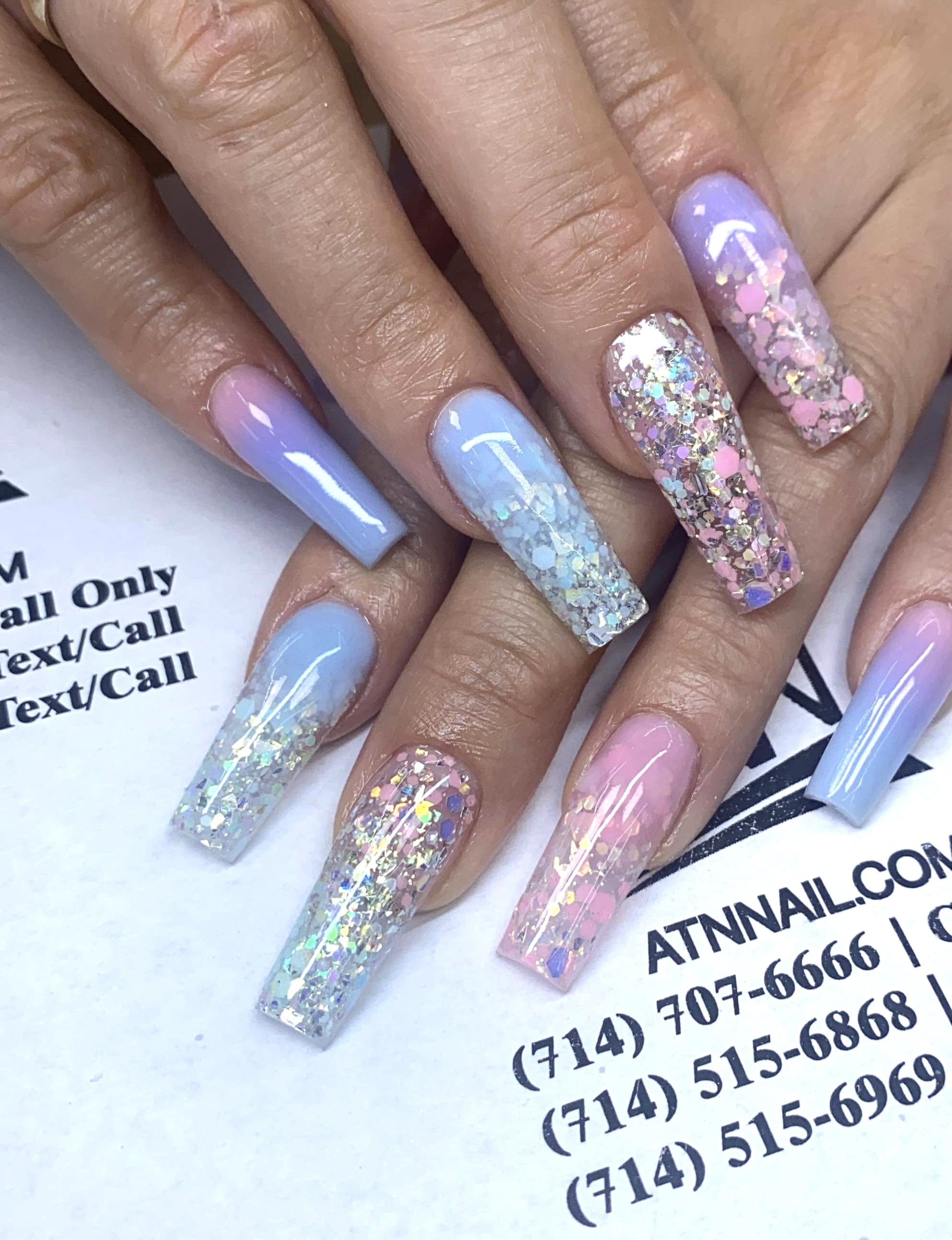 Bảng màu lấp lánh – SEQUINS STAR màu trắng