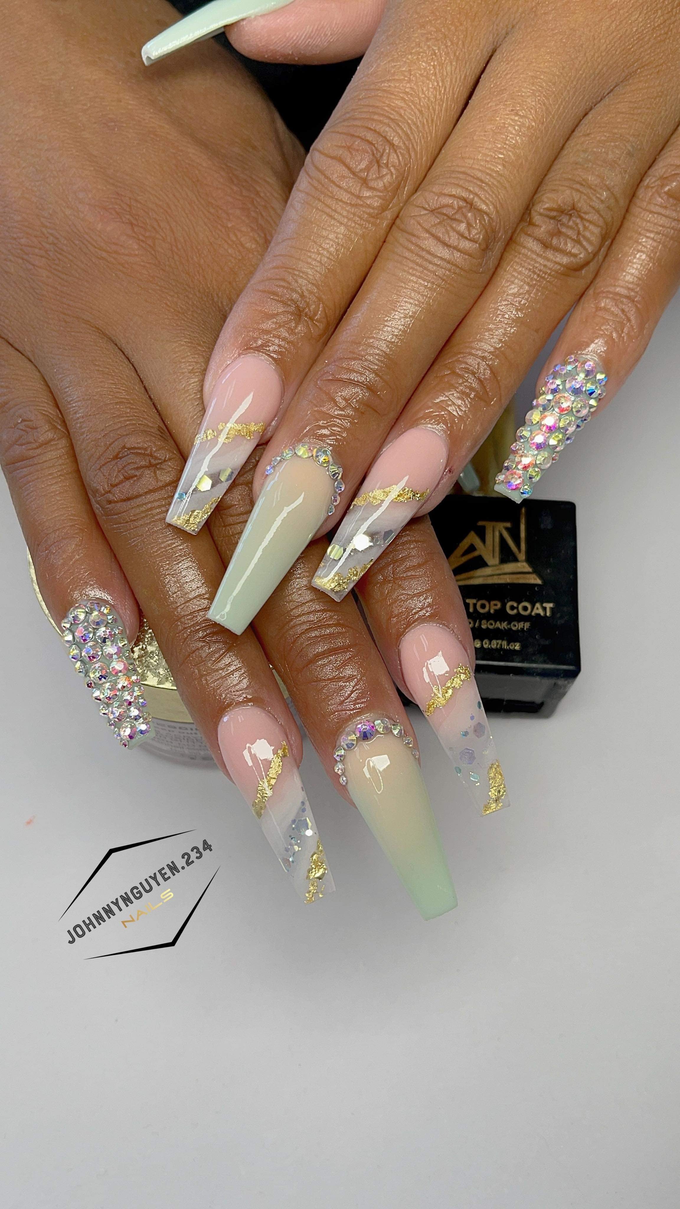 Hộp kim cương mới - Đá Rhinestone nhiều hình dạng | 20 hình dạng/gói