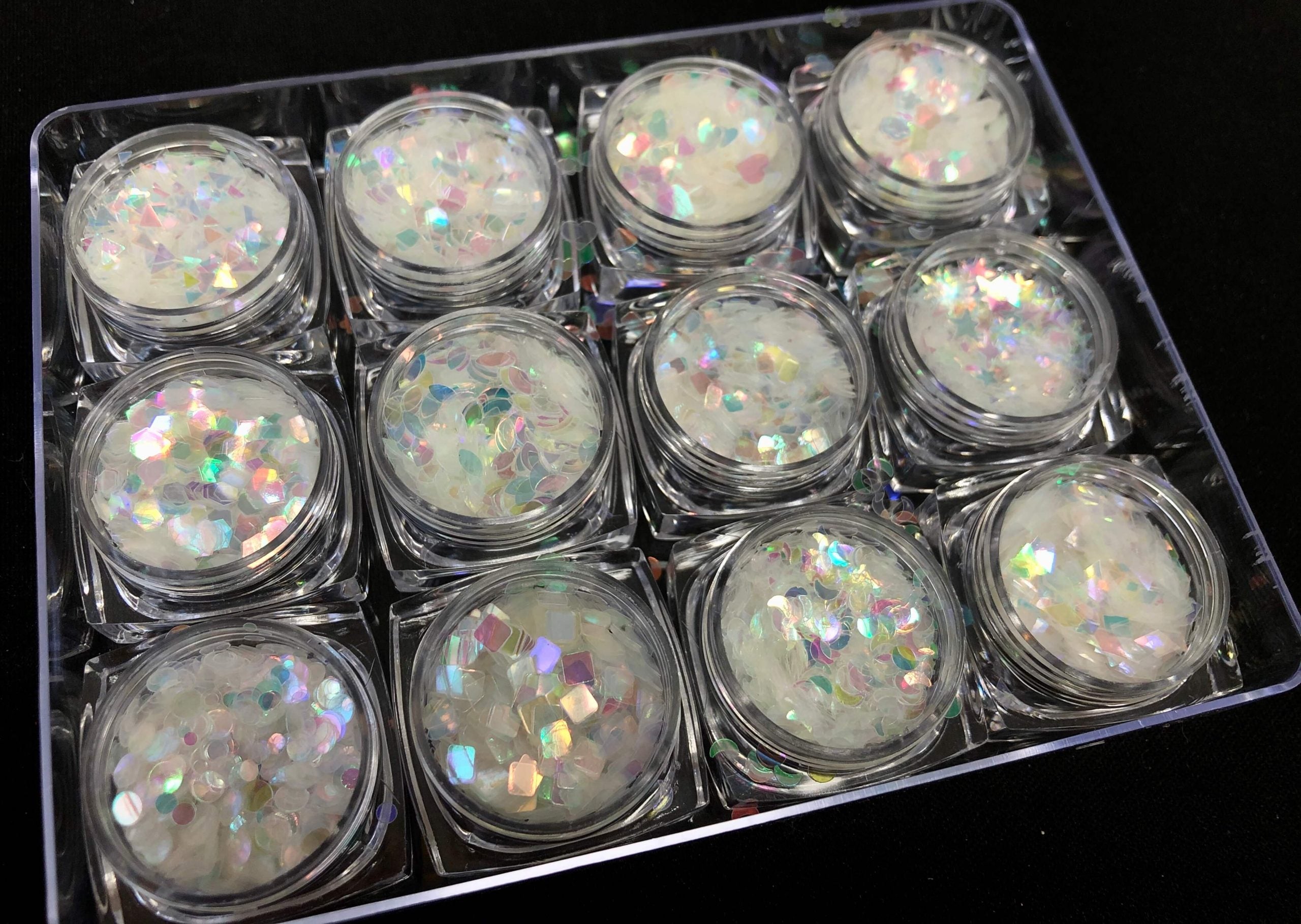 BỘ 12 TRÁI TIM LẤP LÁNH – GLITTER