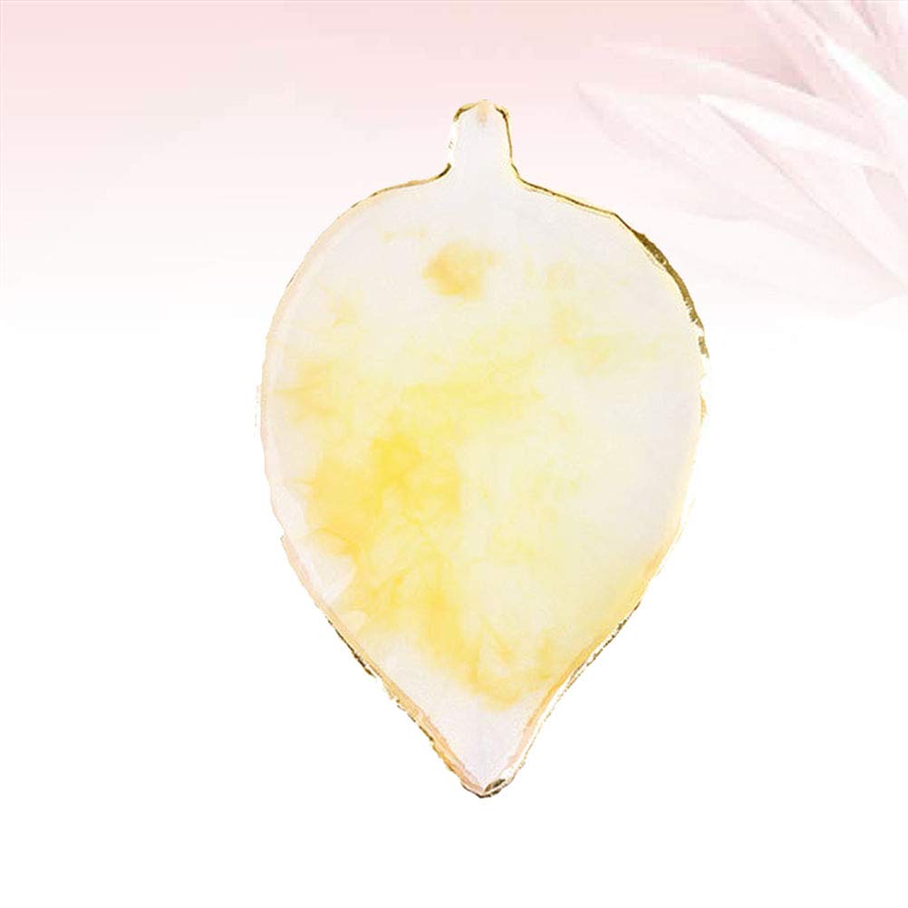 Leaf & Round Shapes Painting Plates