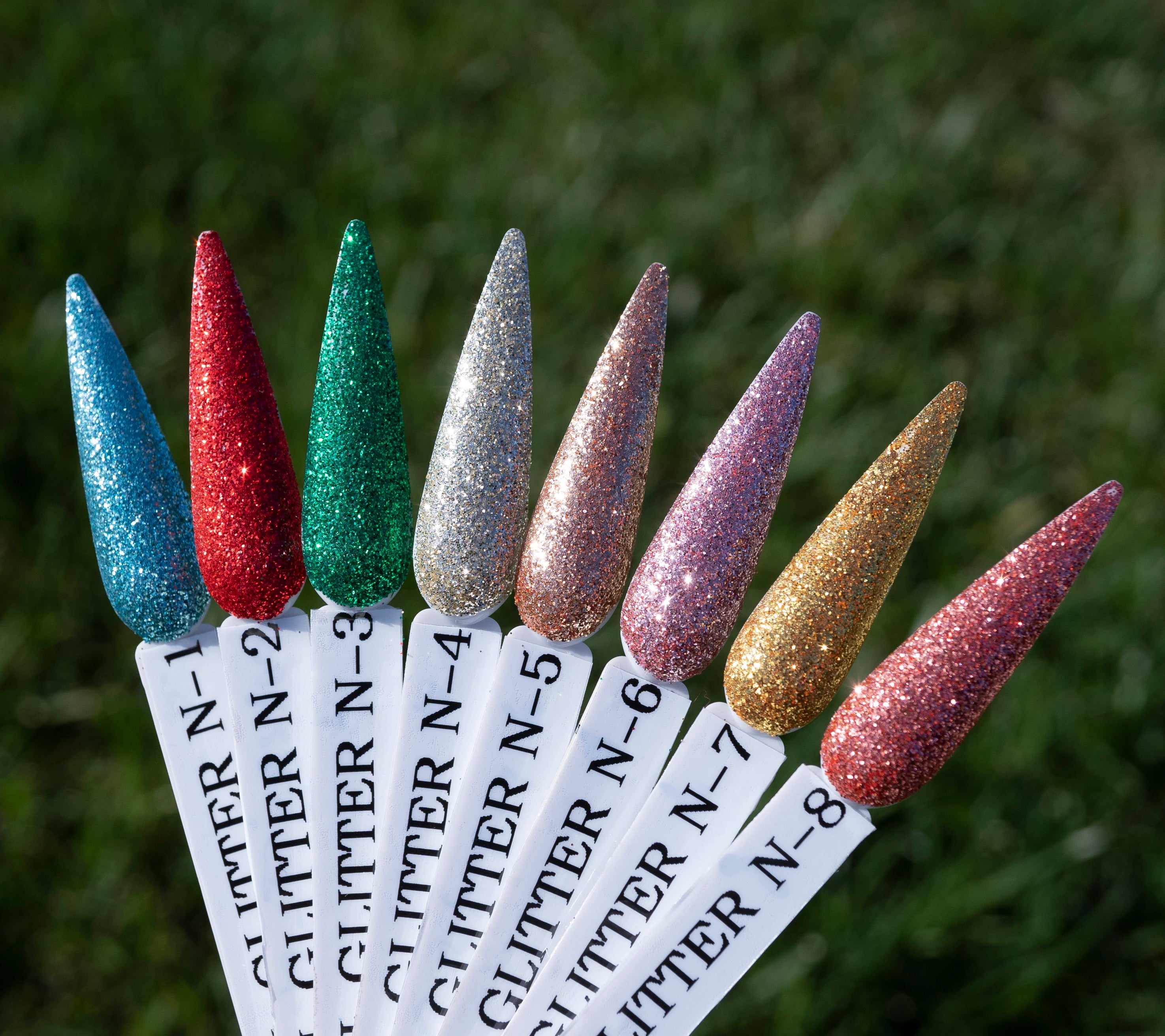 ATN Noel Glitter 0.5oz - Set N 8 Colors