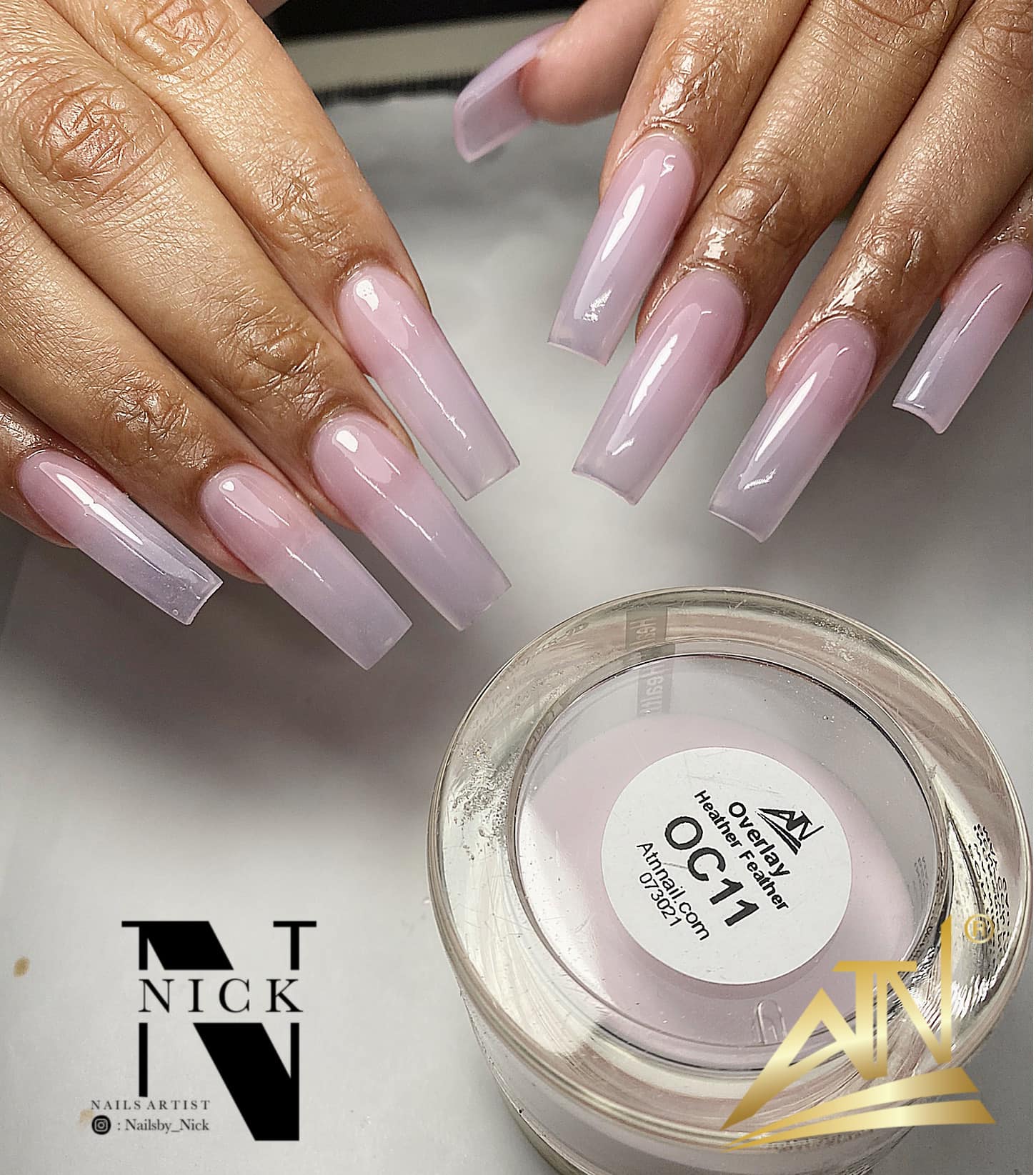 Light Overlay Acrylic Powder - Set OC 15 Colors