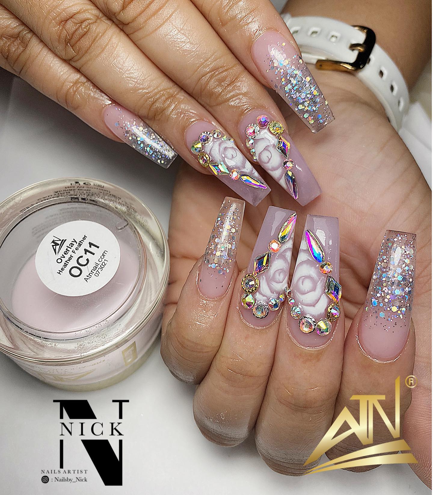 Light Overlay Acrylic Powder - Set OC 15 Colors
