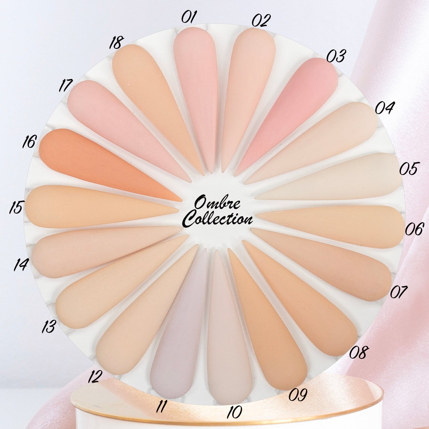 OMBRE TỰ NHIÊN - BỘ SƯU TẬP 18 MÀU PHẤN