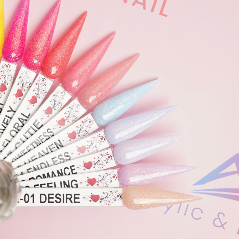 CANDY LOVE - COLLECTION 18 COLORS GLITTER POWDER