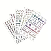 STICKER - BRAND PRADA, GUCCI, LV, CHANEL HOLOGRAPHIC | SET 5PCS