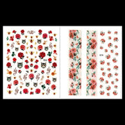 STICKER - FLOWERS JOYFUL ROSE | SET 2 PCS