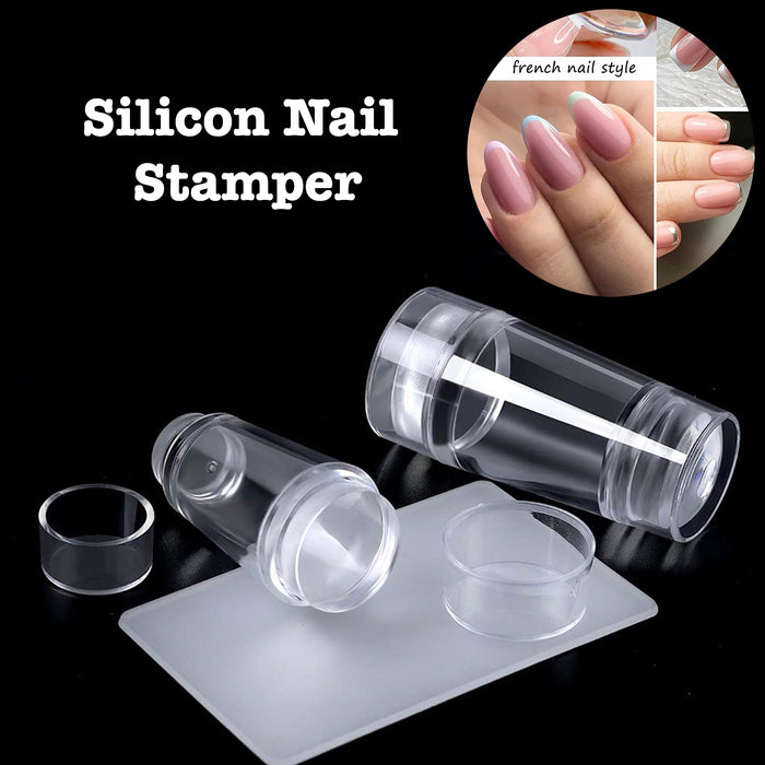 CLEAR SILICONE NAIL STAMPER