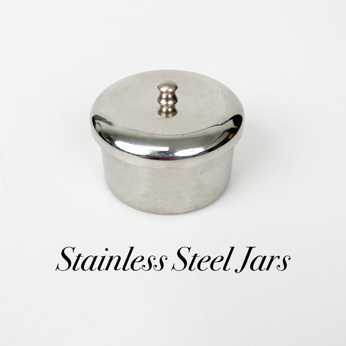 STAINLESS STEEL LIQUID JAR - 2 Sizes