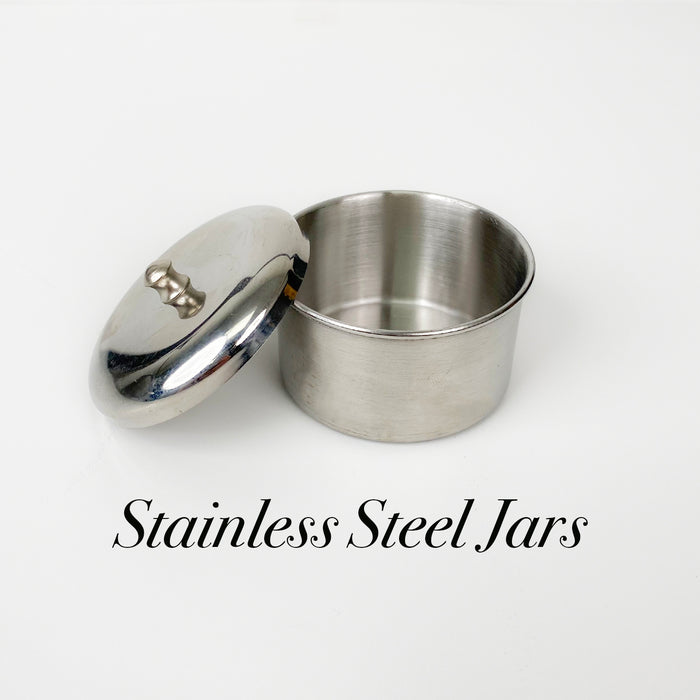 STAINLESS STEEL LIQUID JAR - 2 Sizes