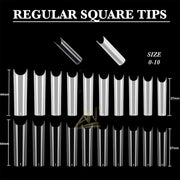 Regular Square Tips (0-10)
