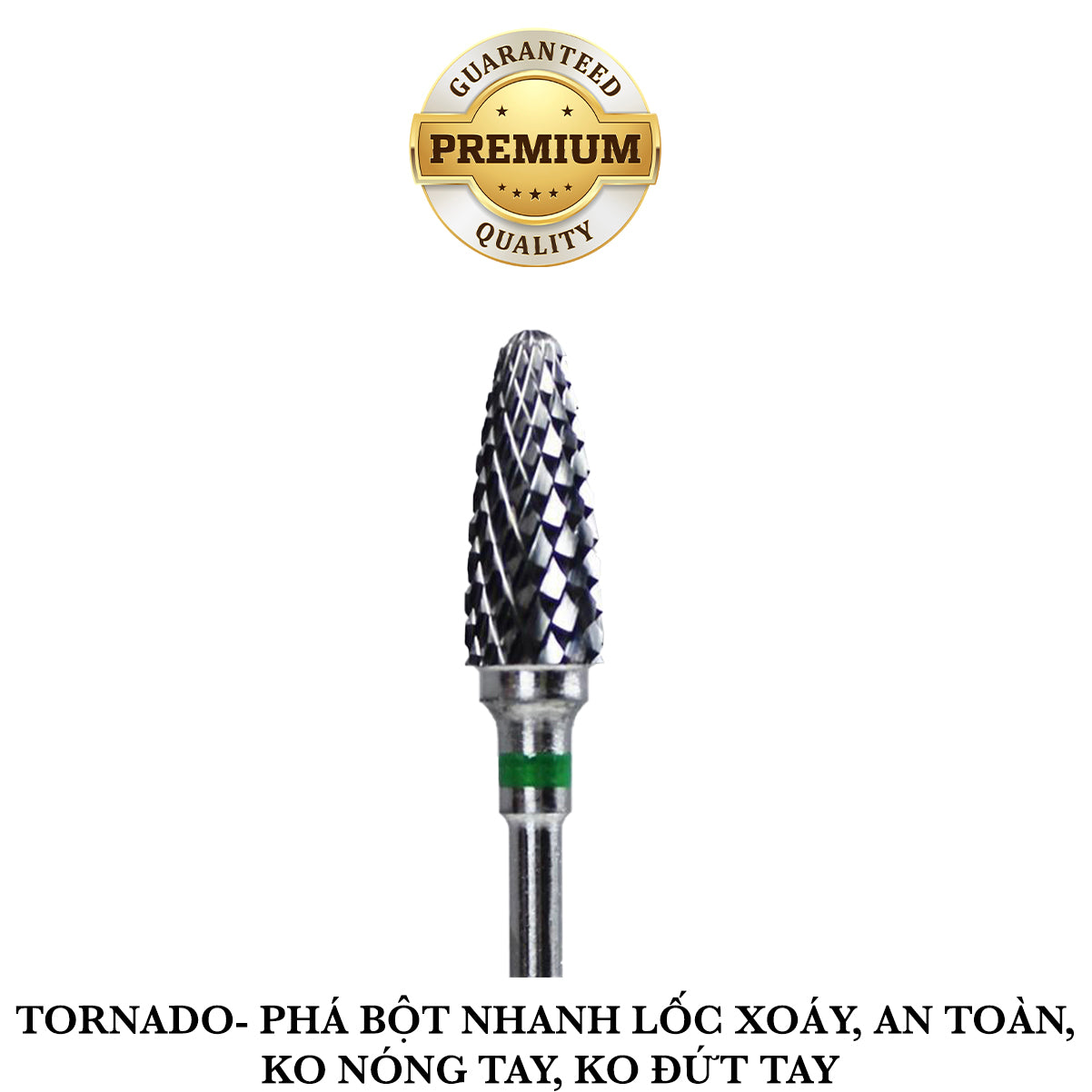 Drill Bit - Tornado Safety Nail - Silver