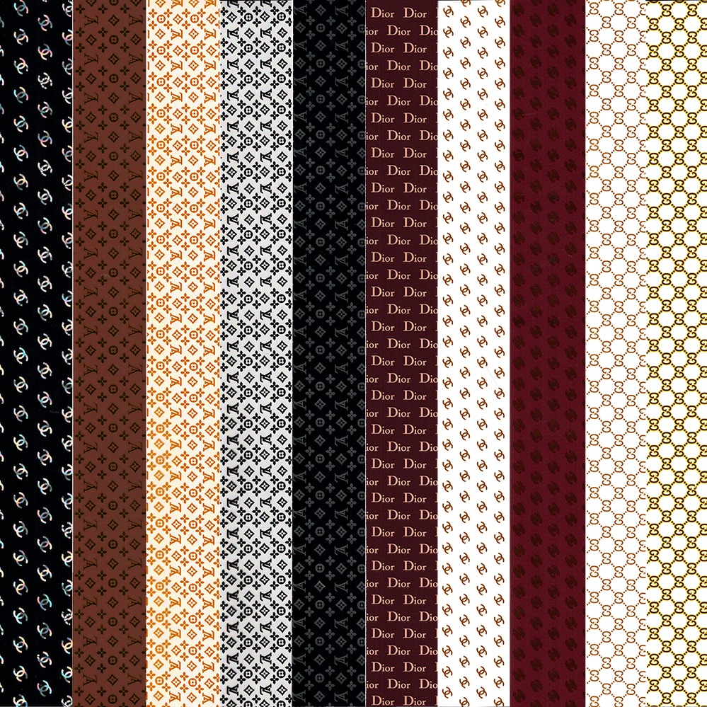 TRANSFER FOIL-BRAND LV, GUCCI, DIOR | DFOTN04