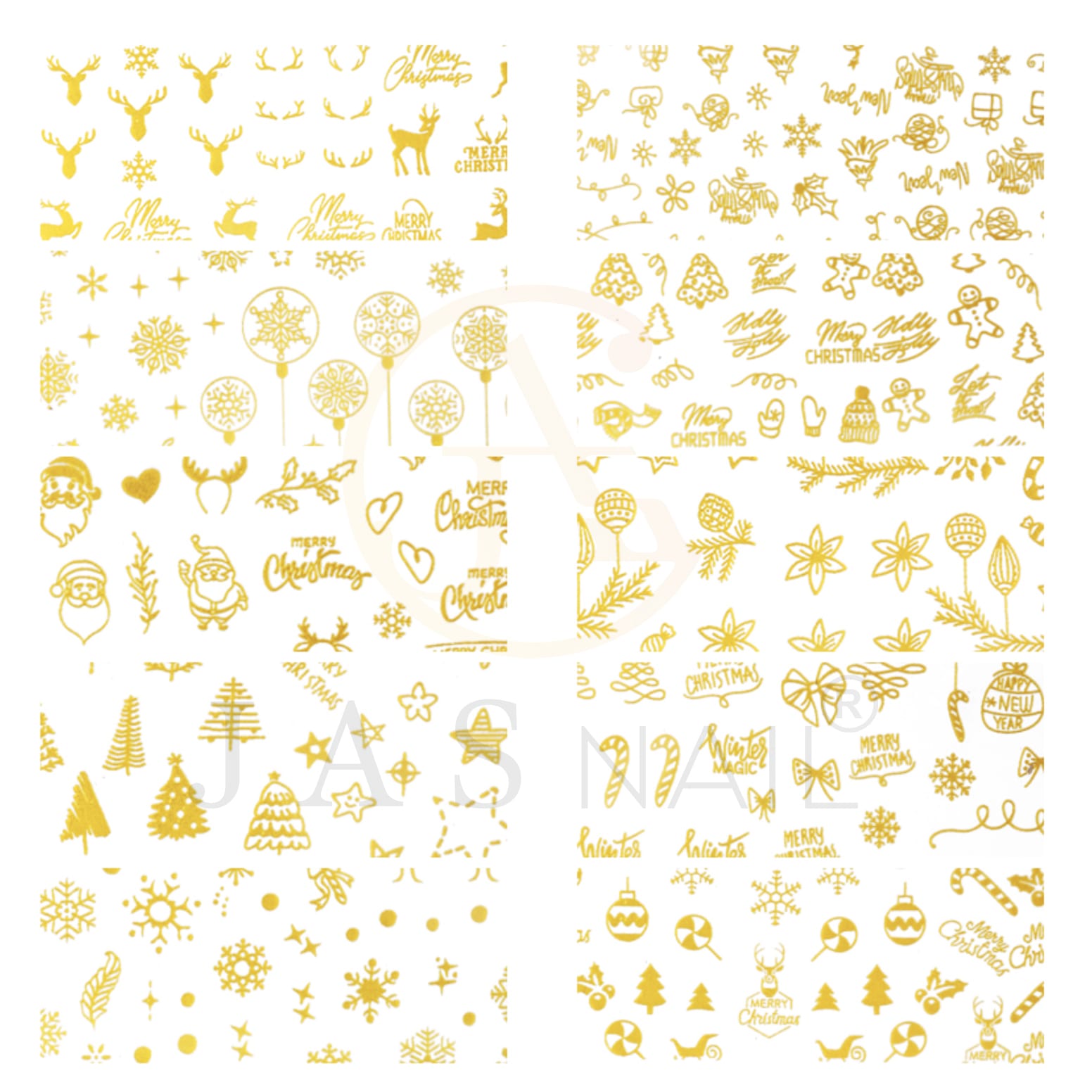 TRANSFER FOIL - CHRISTMAS GOLD | DFOTX04