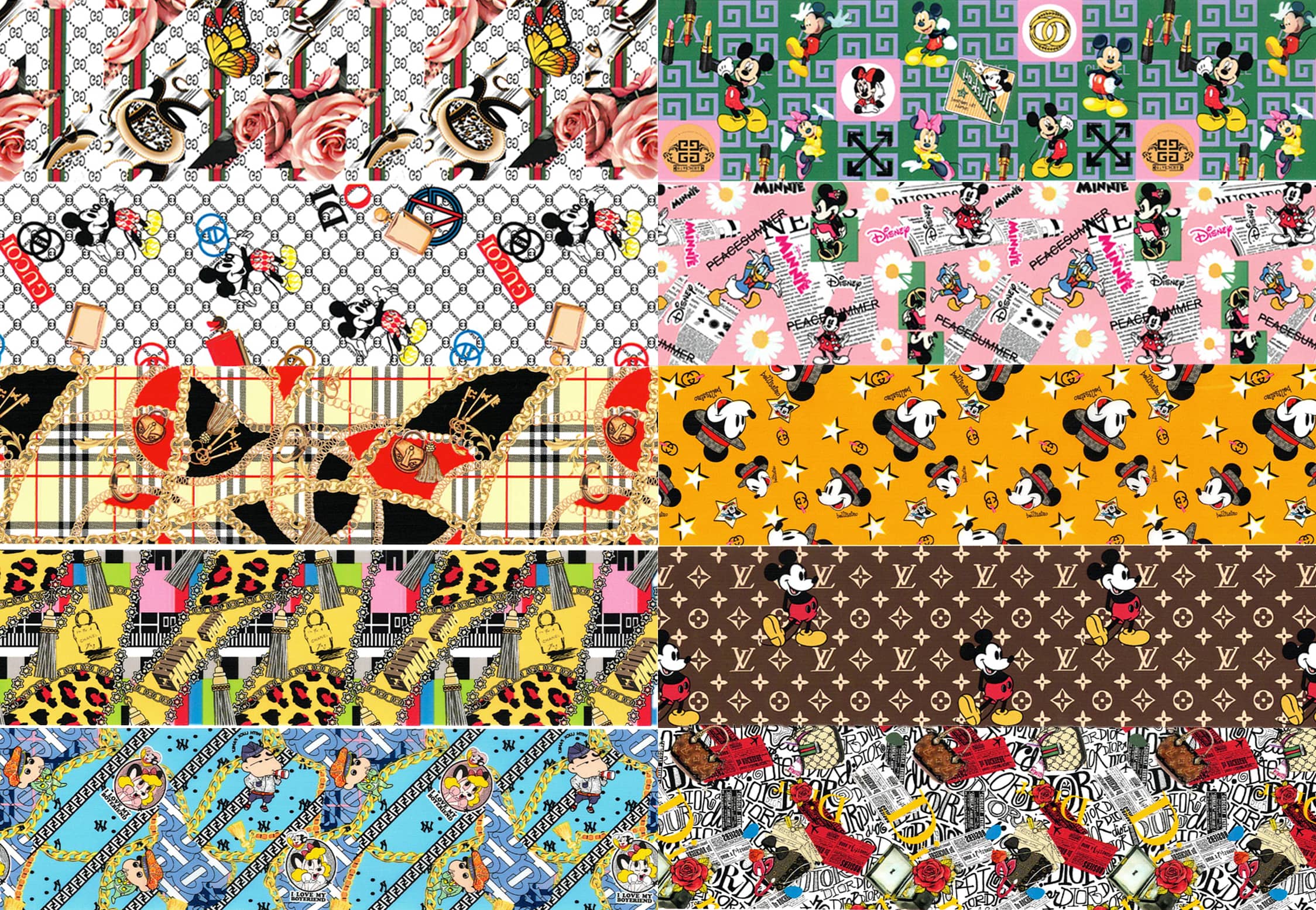 TRANSFER FOIL-MICKEY X LV, GUCCI | DFOTN03