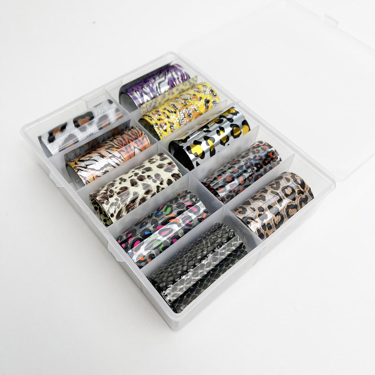 Lot De 10 Feuilles De Transfert D'argile à Imprimé Léopard Pour Boucles D'oreilles, Moule Double Face En Argile à Eau, Feuilles De Transfert Jetables Pour La Fabrication De Bijoux, Fournitures