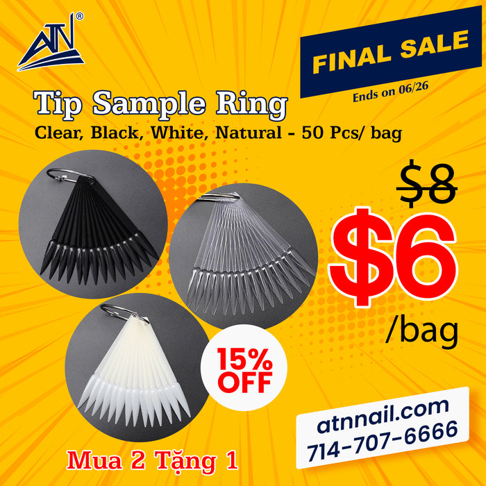 TIP SAMPLE - STILETTO RING - Bag 50 pcs