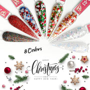 SEASON GREETINGS - COLLECTION 8 COLORS GLITTER POWDER | 2 OZ