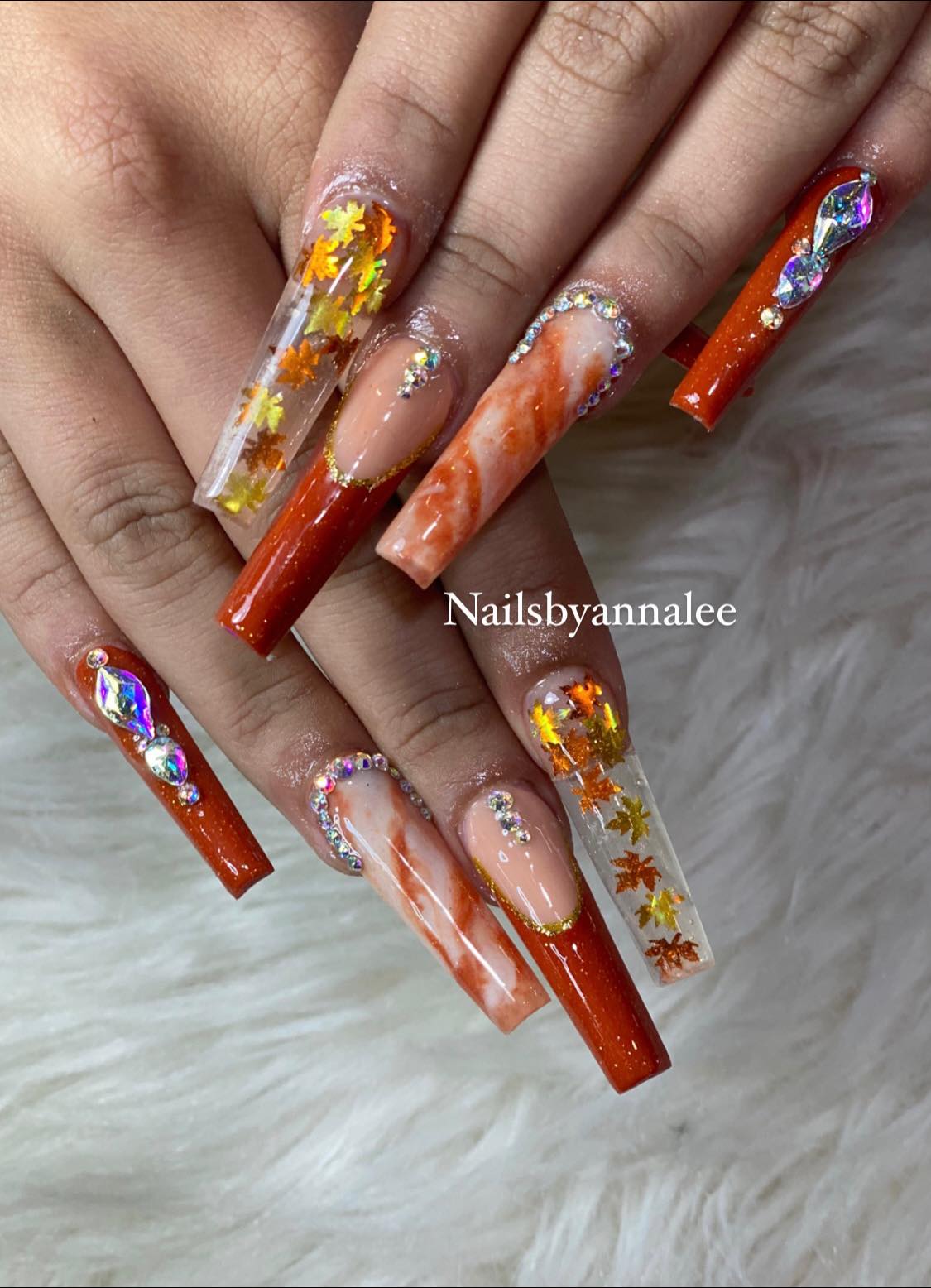 Paper Sequins - Autum Leaves | Set 12 Colors