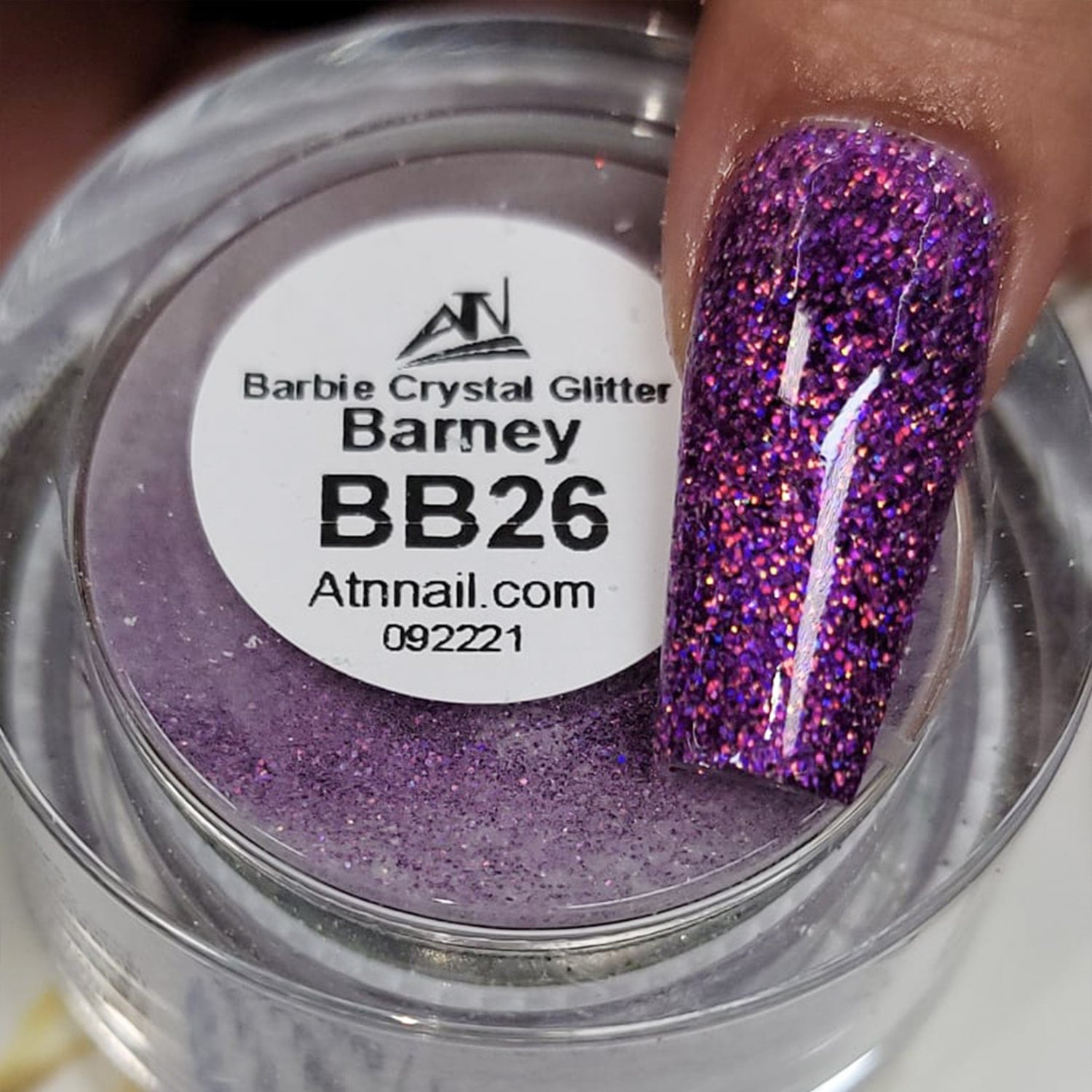 Barbie Crystal Glitter Acrylic Powder Collection – 36 colors (1oz)