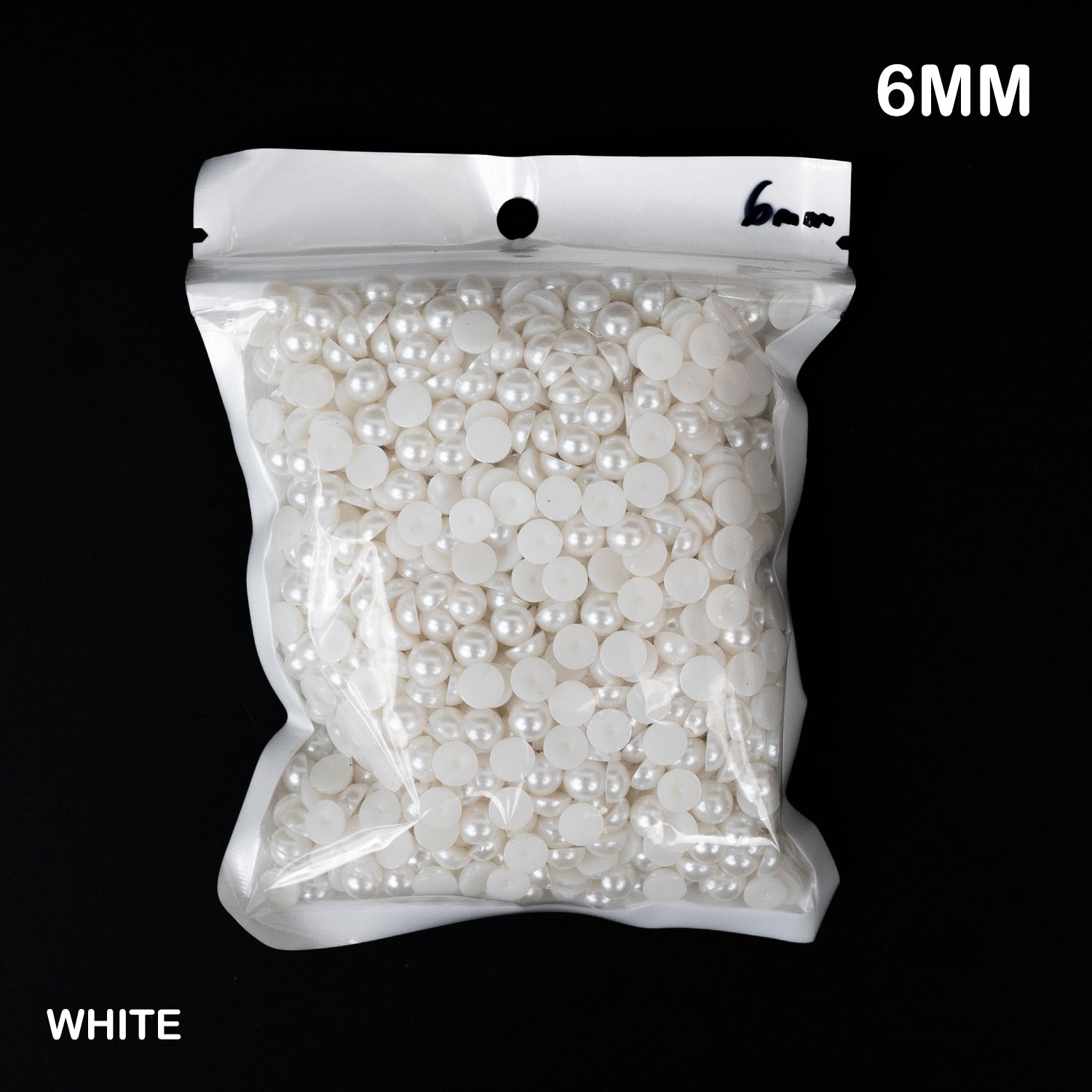 Flatback Pearl Beads | 2-3-4-5-6mm