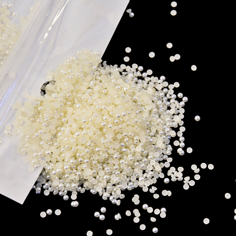Flatback Pearl Beads | 2-3-4-5-6mm