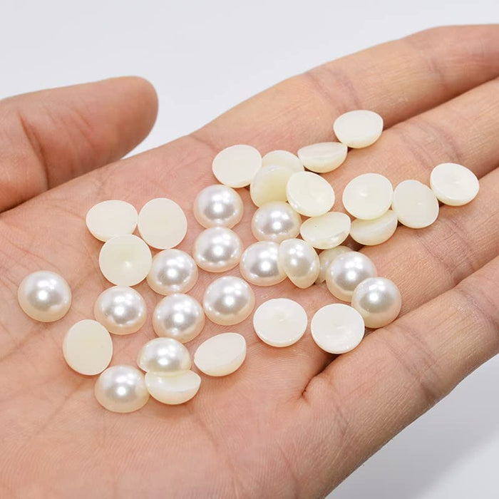 Flatback Pearl Beads | 2-3-4-5-6mm