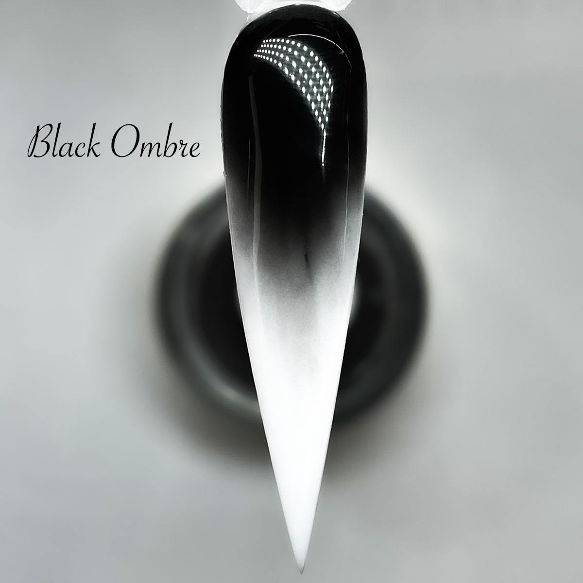 Black & Red Ombre Acrylic Powder