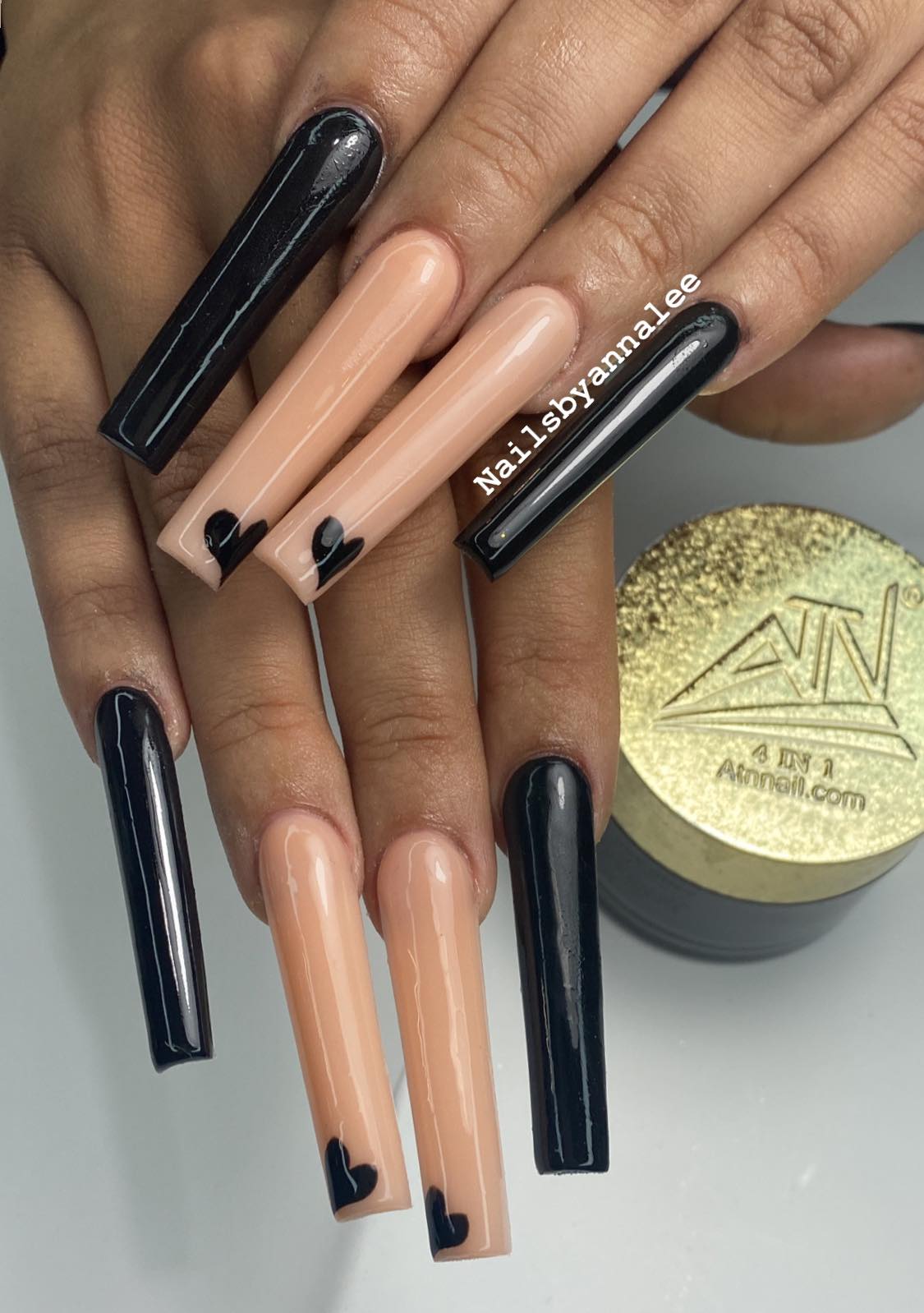 Super Black Acrylic Powder