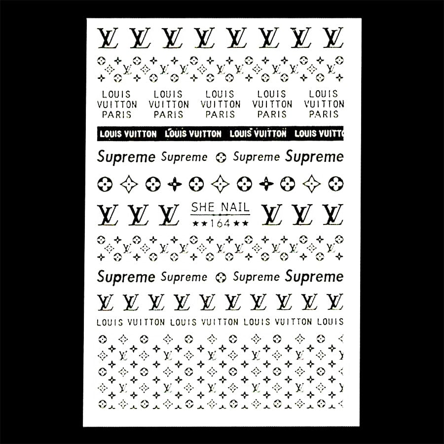 STICKER - LV, Chanel, Supreme, Gucci | SET 5 PCS