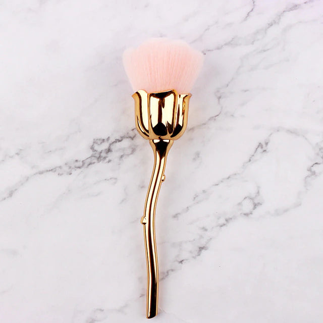 CLEANING BRUSH - NAIL DUST REMOVER - ROSE STYLE