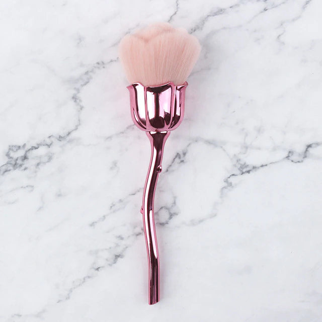 CLEANING BRUSH - NAIL DUST REMOVER - ROSE STYLE