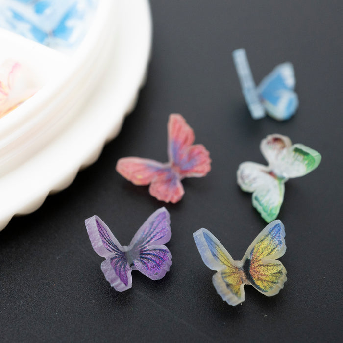 Nails Decoration - 5D Butterfly Set 6 Colors