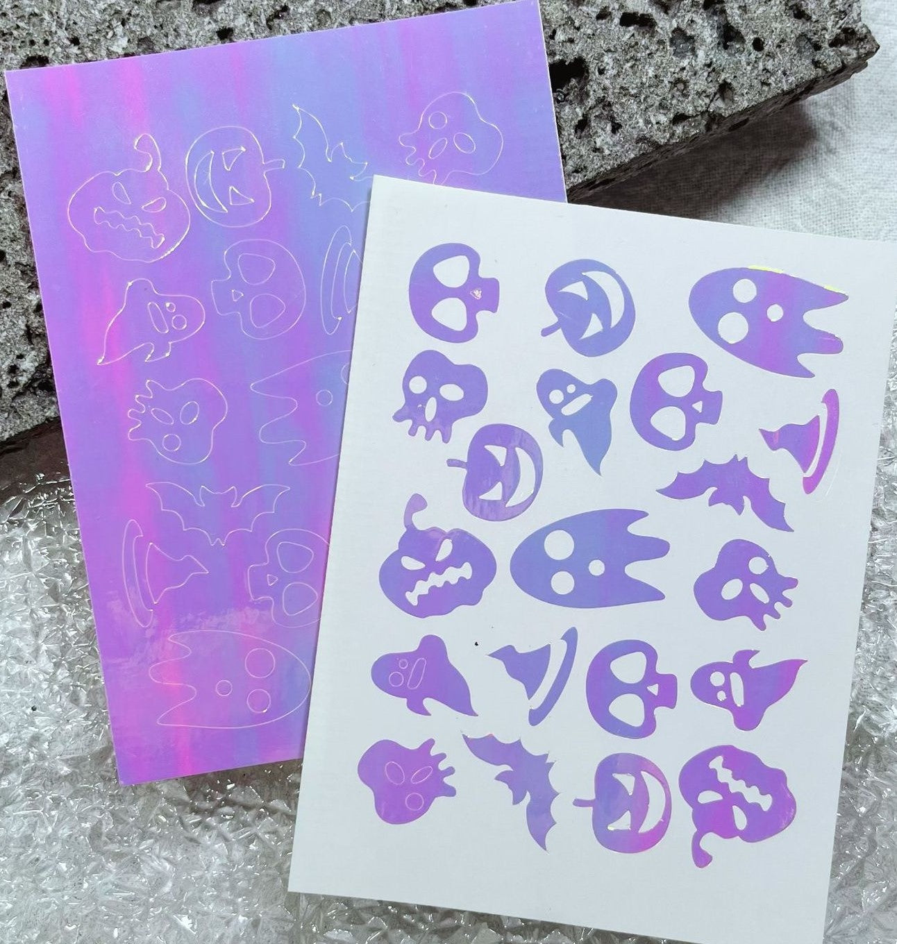 NHÃN DÁN - Sơn móng tay Airbrush Aurora - Halloween | 1 miếng