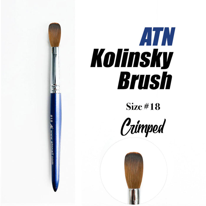 BRUSH - ATN Acrylic Brush 100% Kolinsky | Blue