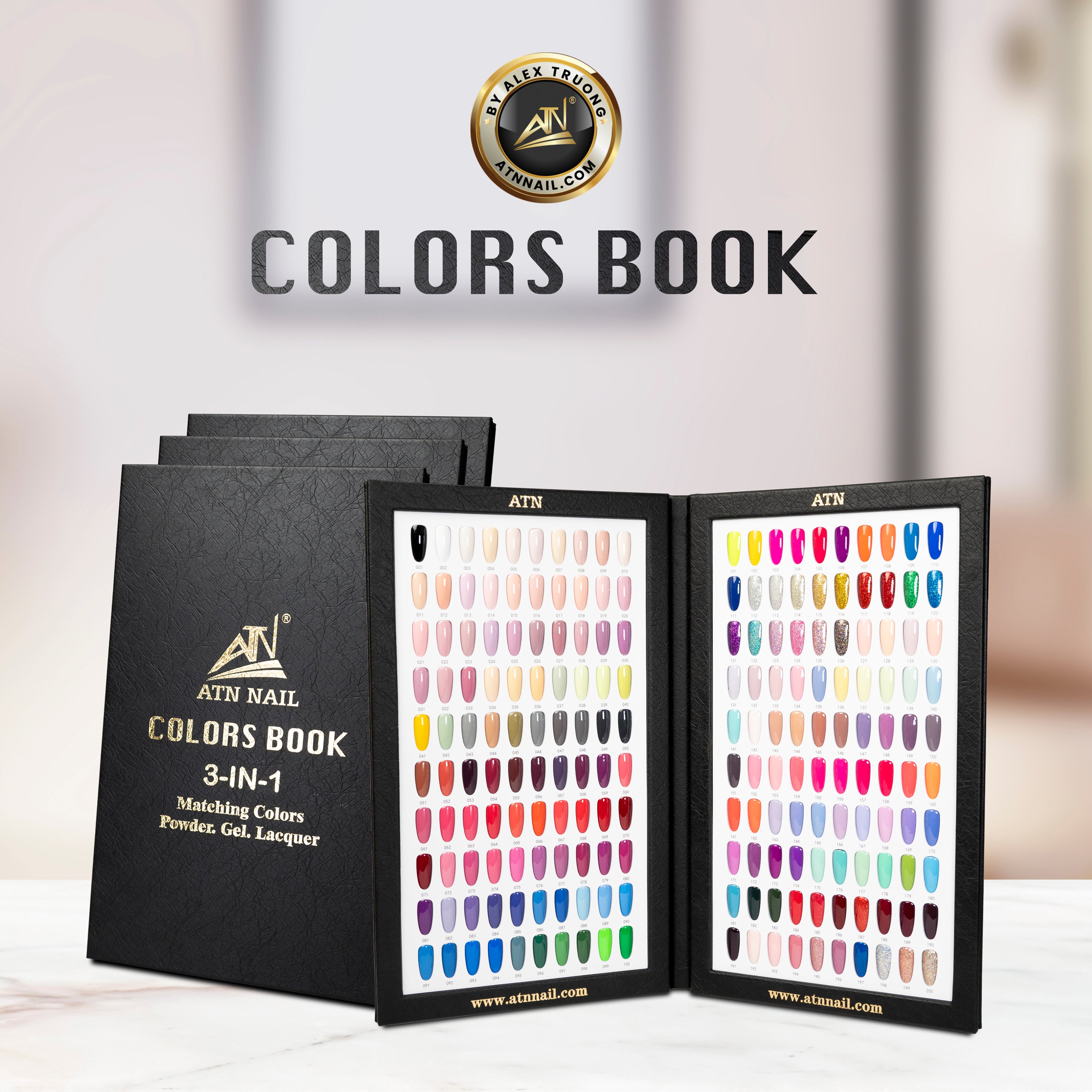 ATN BOOK SAMPLE 200 COLORS (NEW LEATHER)