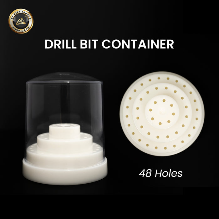 48 Holes Nail Drill Bit Container