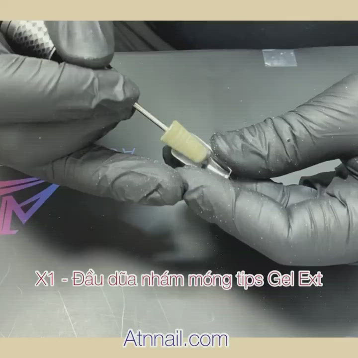Load video: Drill Bit - X1 | Dũa Nhám Móng Tips Gel Ext