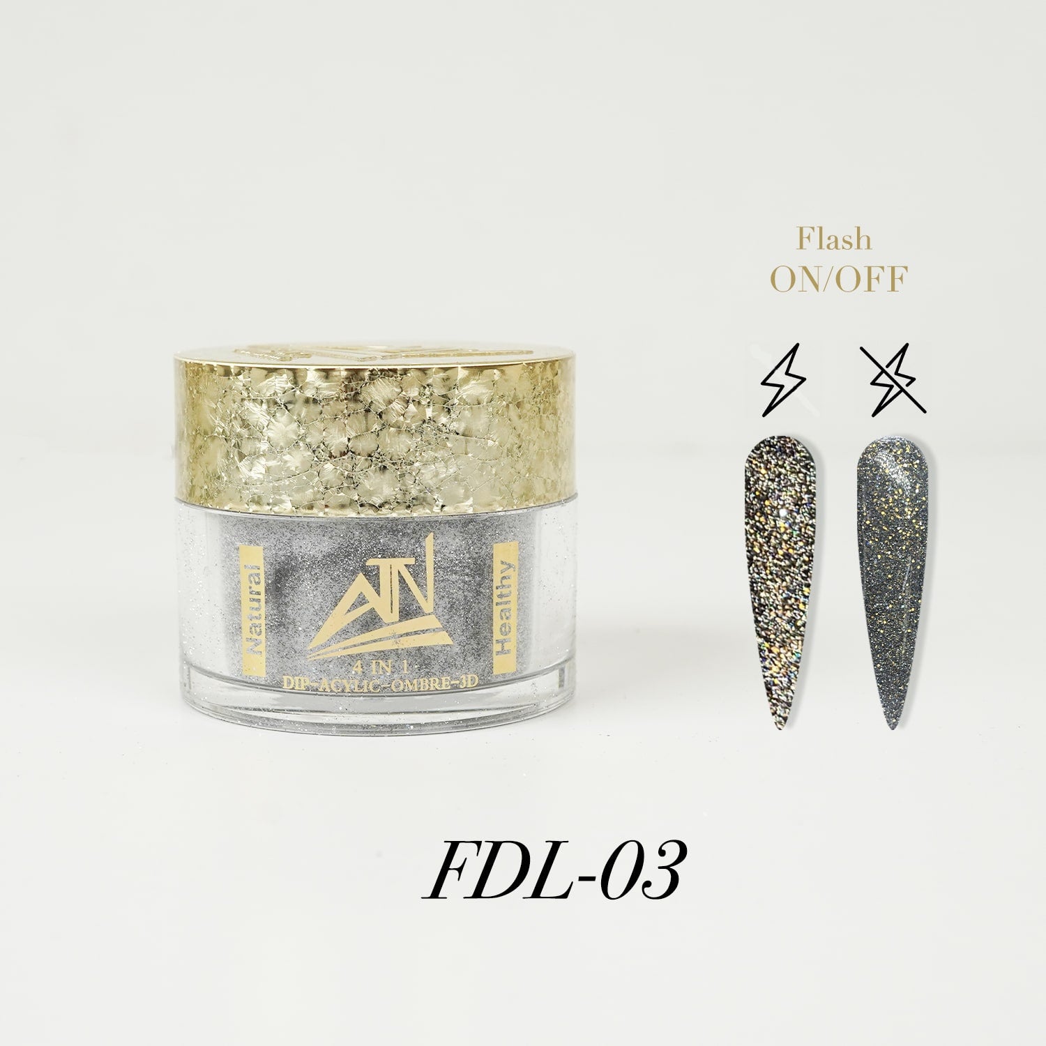 FLASH DIAMOND LIGHT - Bộ sưu tập 9 màu bột nhũ | FDL 1oz