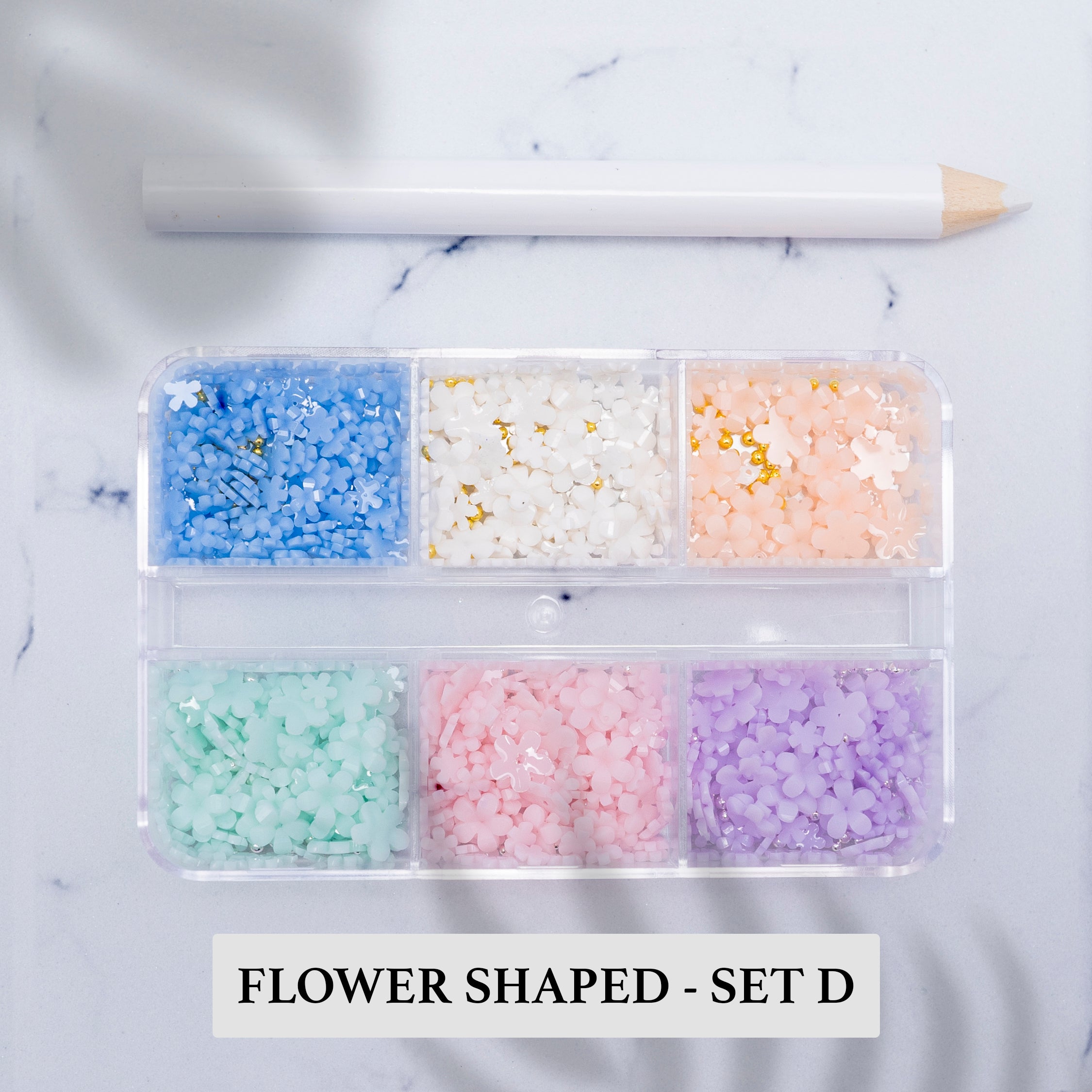 Flower Shaped Nail Art Decoration